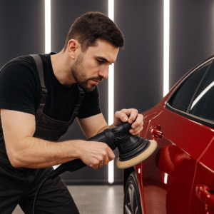 paint-correction Wekiwa Springs 7 Paint correction and ceramic coating near Wekiwa Springs service in progress